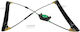 NTY Fenster-Mechanismus mit Platzierung Vorderseite Fiat Stilo EPS-FT-030