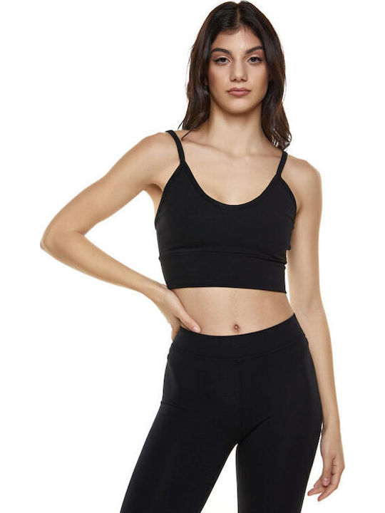 Bodymove Women's Sports Bra without Padding Black