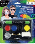 Carnival Face Painting Silver 9pcs