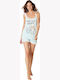 Eic-Pi Happy People Summer Women's Pyjama Set Green