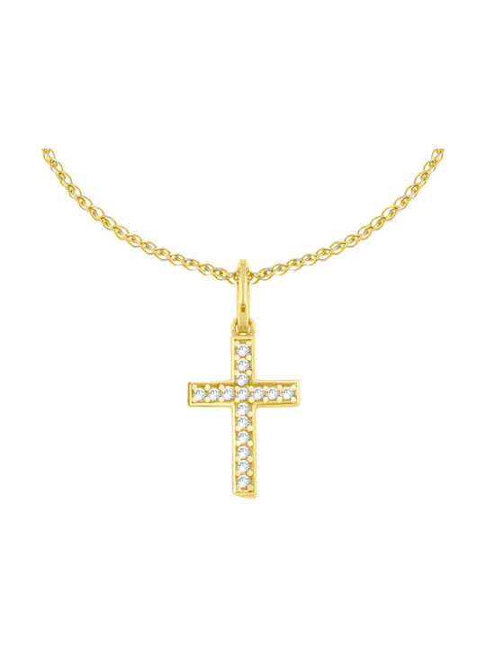 Eforo Femeiesc Aur Cruce 14K