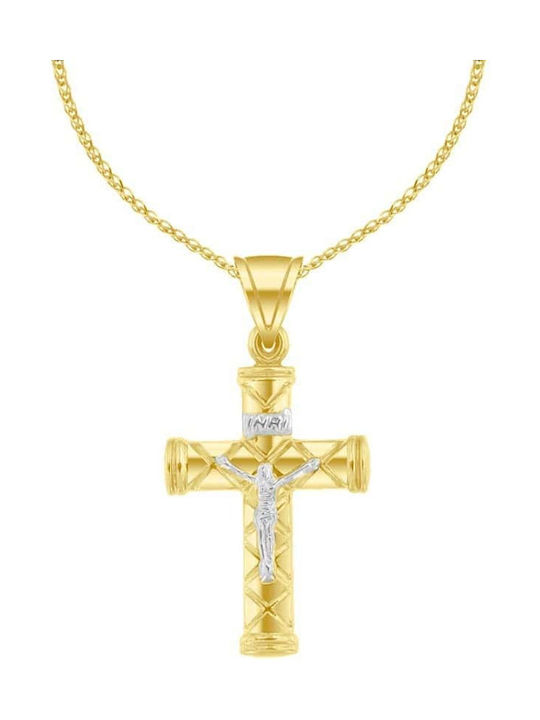 Eforo Χρυσός Σταυρός 14K