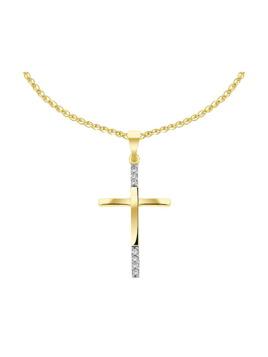 Eforo Femeiesc Aur Cruce 14K