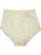 High-waisted Women's Slip with Lace Ecru