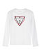 Guess Kids Blouse Long Sleeve White