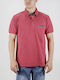 Everbest Men's Short Sleeve Blouse Polo Red