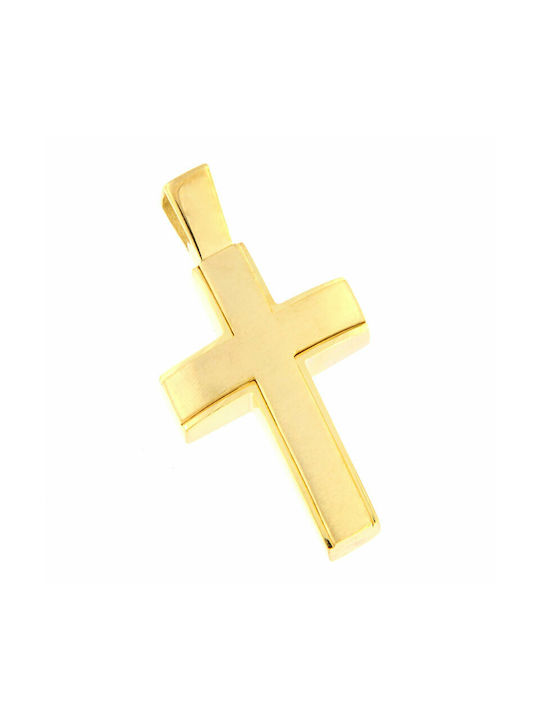 Ios Men's Gold Cross 14K