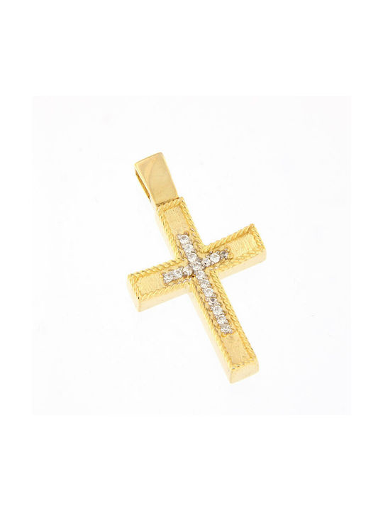 Ios Women's Gold Cross 14K