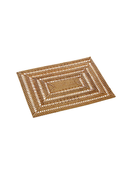 Platzdeckchen Rattan Beige 40x30cm 1Stück