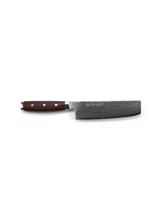 Yaxell Souper Gou Μαχαίρι Nakiri από Δαμασκηνό Ατσάλι 16.5cm