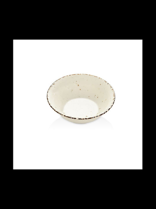 Porcelain Salad Bowl Beige 19x19cm
