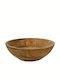 Nakaro Wood Wooden Salad Bowl Brown 20x20x8cm