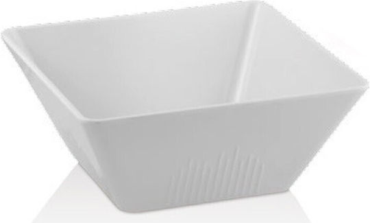 Atlas Melamin Salatschüssel Melamin Weiß 30x30cm 1Stück