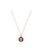 Abadianakis Necklace Eye from Rose Gold 14K