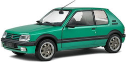 Solido Peugeot Modellfigur Auto Grün im Maßstab 1:18