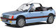Solido Peugeot Modeling Figure Car Blue in Scale 1:18