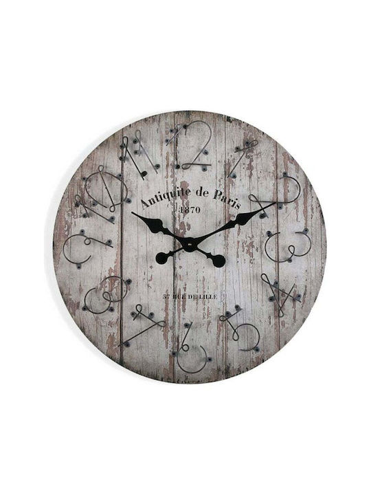 Versa Wall Clock Wooden