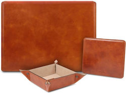 Tuscany Leather Set de Birou cu Soumen Miere 3buc