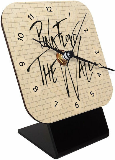 Koupakoupa Масов Часовник Дървен Бежов KP_6351_CLOCK-DESK-SQUARE-WOOD