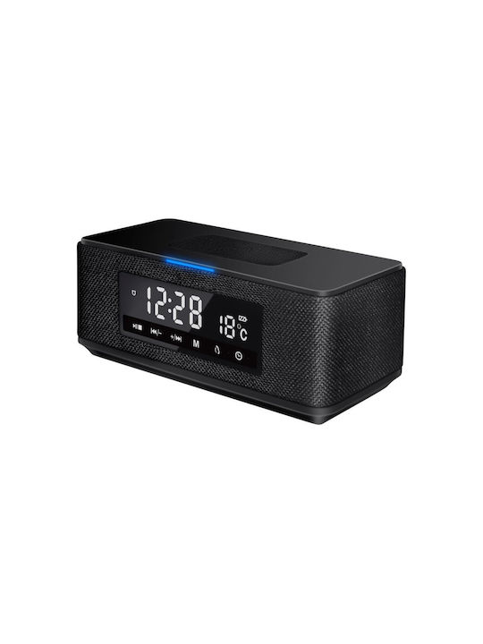 Platinet Tabletop Digital Clock with Alarm & Wireless Charging PL0463