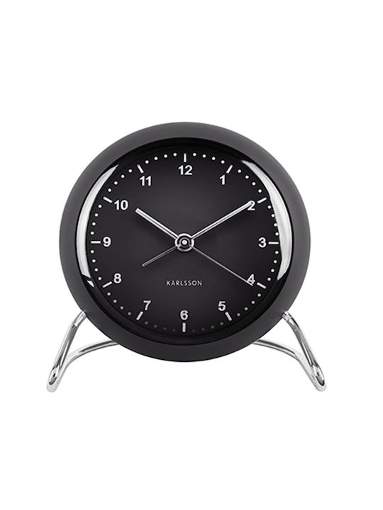 Karlsson Tabletop Clock with Alarm KA5726BK