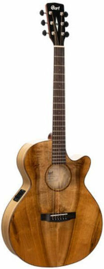 Cort Semi-Acoustic Guitar SFX-Myrtlewood Cutaway Natural Gloss