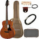 Harley Benton Semi-Acoustic Guitar GS-Travel Brown