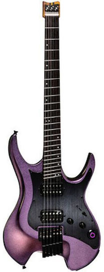 Mooer Electric Guitar Heavy with HH Pickup Configuration Aurora Pink