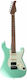 Mooer Elektrische Gitarre Stratocaster mit HSS Tonabnehmerkonfiguration Surf Green mit Tasche