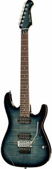 Fusion-III Σετ Ηλεκτρική Κιθάρα ST Style με HH Διάταξη Μαγνητών Μπλε με Θήκη