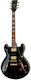 Harley Benton HB-35PLUS Σετ Ηλεκτρική Κιθάρα Semiacoustic με HH Διάταξη Μαγνητών Black με Θήκη