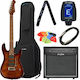 Fusion-III Set Chitară Electrică Stratocaster cu HSH Configurație Doze Bengal cu Husă