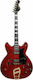 Hagstrom Ηλεκτρική Κιθάρα Semiacoustic με HH Διάταξη Μαγνητών Wild Cherry Transparent