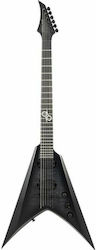 Solar Guitars V2.6FBB Electric Guitar V Style with Case Flame Black Burst Matte