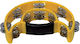 Gewa Half Moon Yellow Plastic Hand Tambourine w...