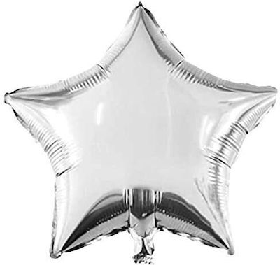 Balloon Foil Star Silver 46cm