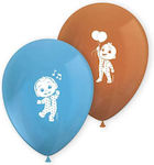 Set of 8 Balloons Latex Blue