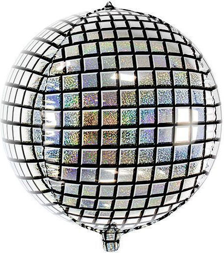 Balon Folie Argintiu Minge Disco 40buc