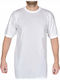 Men's Short Sleeve Undershirt White
