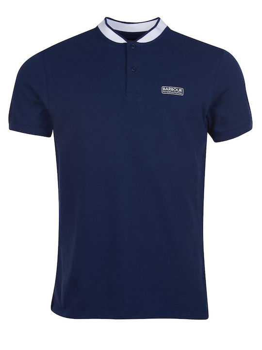 Barbour Ανδρικό T-shirt Κοντομάνικο Polo Navy Μπλε