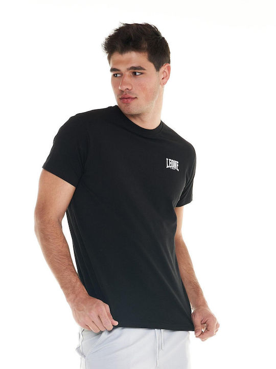 Leone 1947 T-shirt Bărbătesc cu Mânecă Scurtă Negru