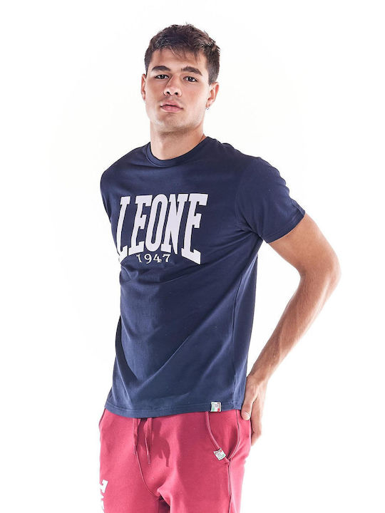 Leone 1947 Ανδρικό T-shirt Κοντομάνικο Navy Μπλε