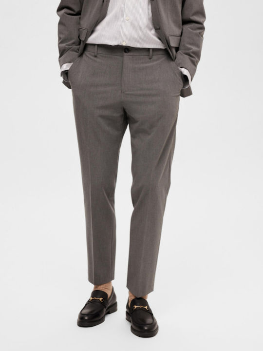 Selected Παντελόνι Medium Grey Melange