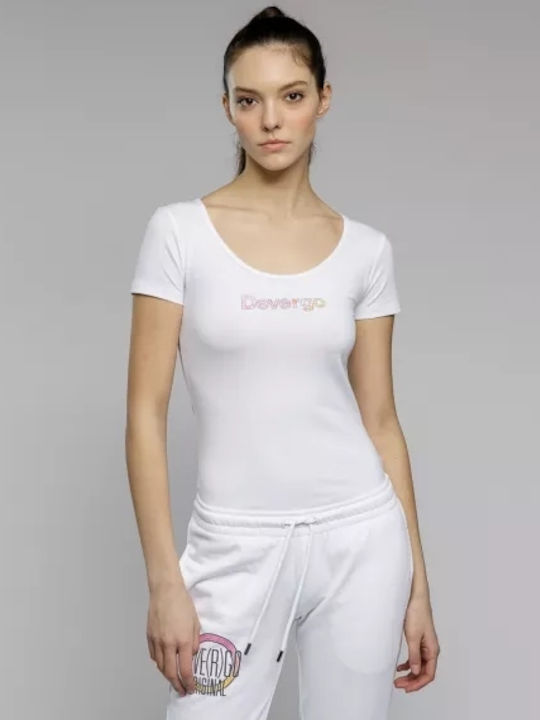 Devergo Damen T-Shirt Weiß