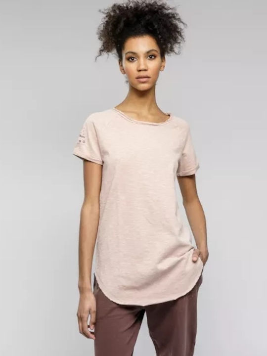 Devergo Γυναικείο T-shirt Ροζ