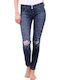 Women's Jean Trousers Push Up with Rips in Skinny Fit
