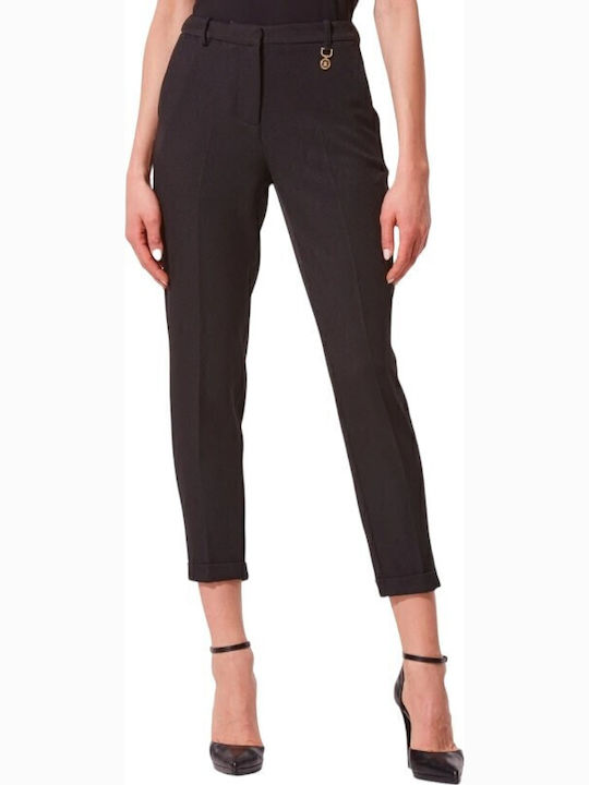 BSB Women's Fabric Trousers Regular Fit Black