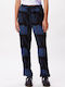 Assemblage Women's High-waisted Leather Trousers Black