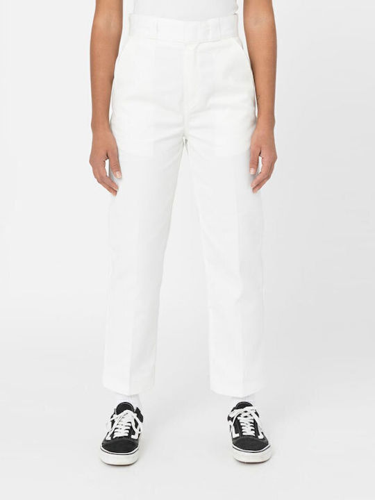 Phoenix Damen Stoff Capri Hose Weiß