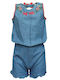 Naf Naf Kids' Jeans Jumpsuit Blue
